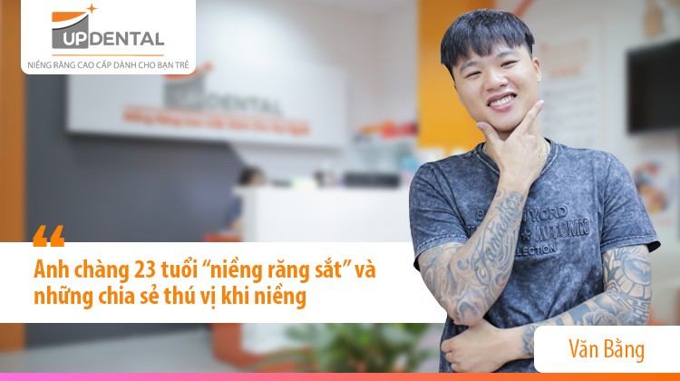 Anh chàng 23 tuổi và những chia sẻ thú vị khi niềng