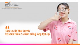 Tâm sự của Như Quỳnh về hành trình niềng răng lệch lạc