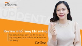 Review nhổ răng khi niềng không đau của Kim Thoa 
