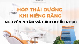 Hóp thái dương khi niềng răng - Nguyên nhân và cách khắc phục